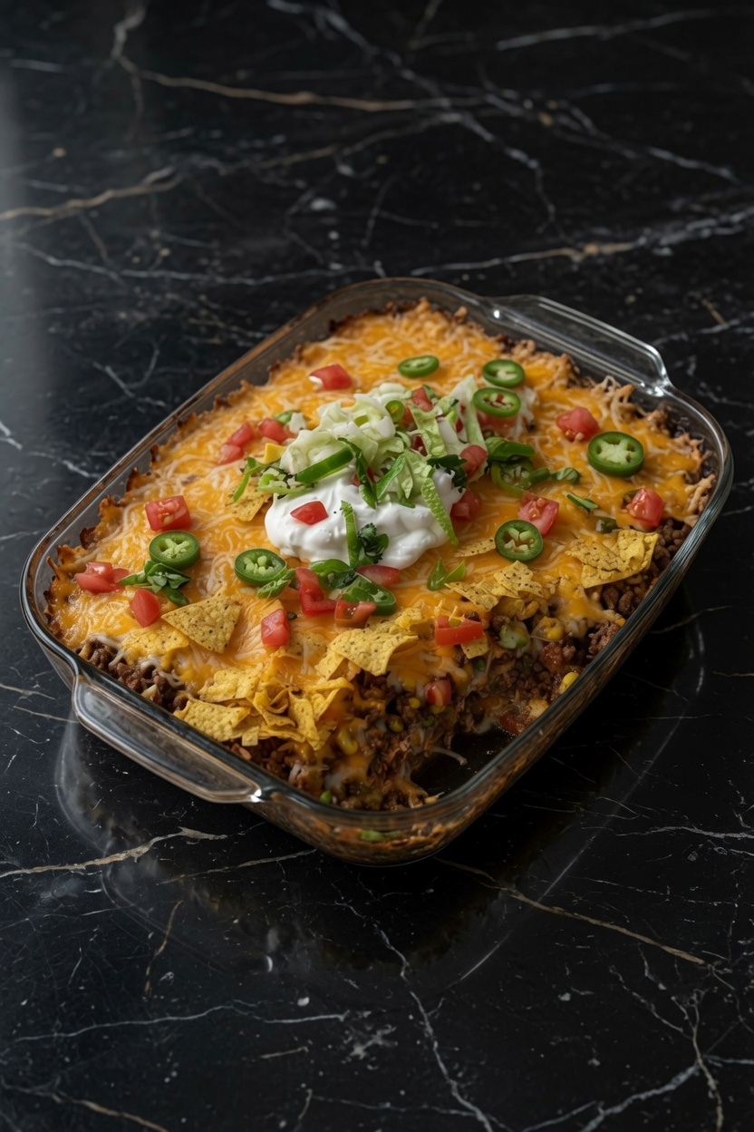 Walking Taco Casserole