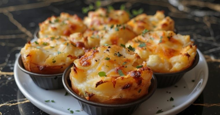 Cheesy Mashed Potato Puffs