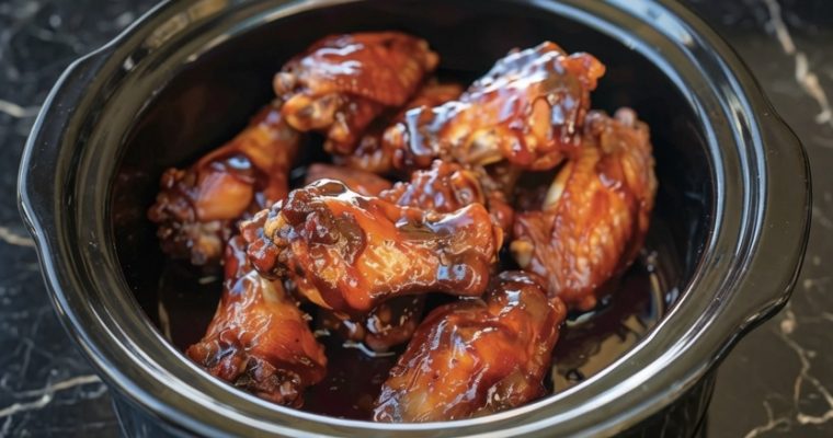 Slow Cooker Barbecue Chicken Wings