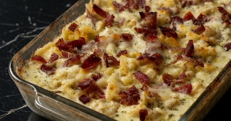 Chicken Bacon Ranch Casserole