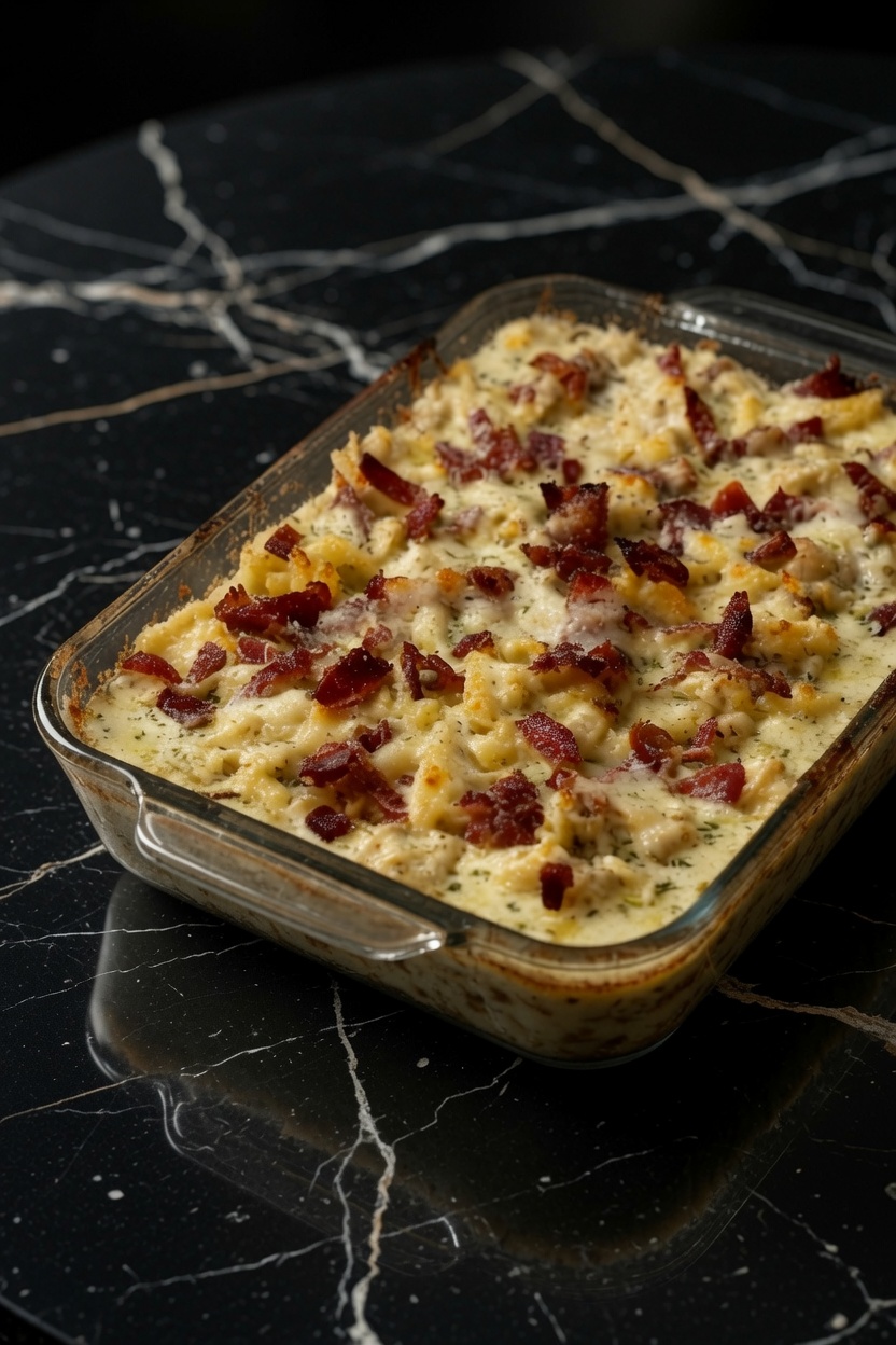 Chicken Bacon Ranch Casserole