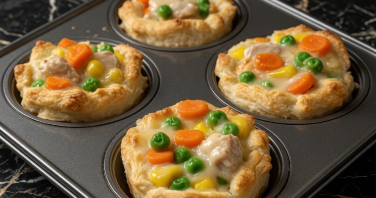 HOMEMADE MINI CHICKEN POT PIES