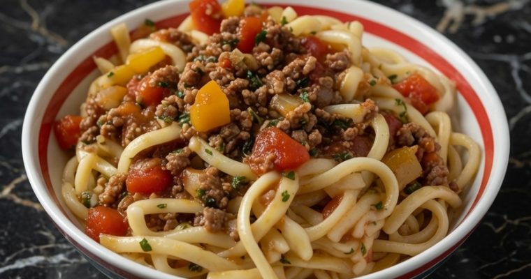 Italian Drunken Noodles