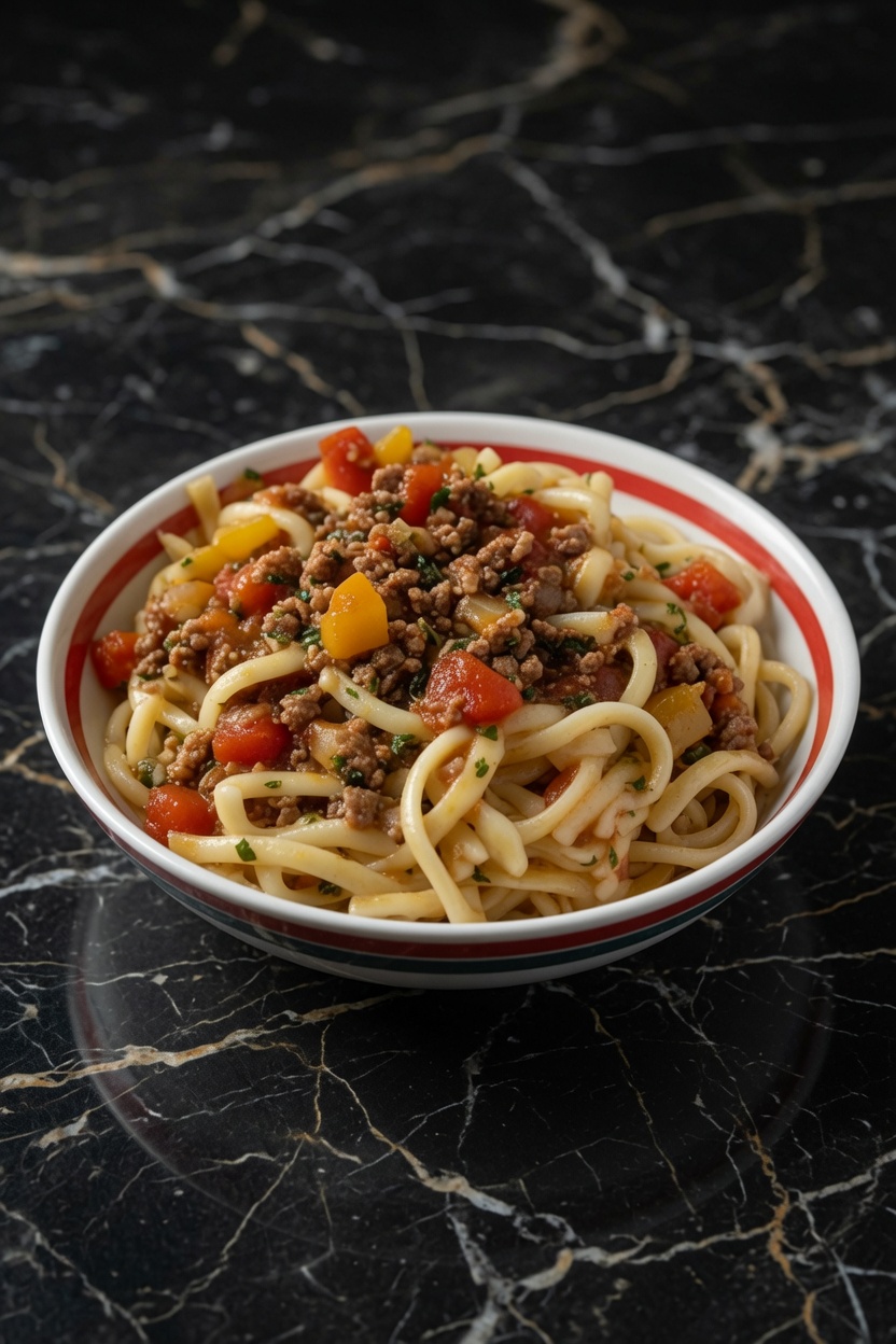 Italian Drunken Noodles