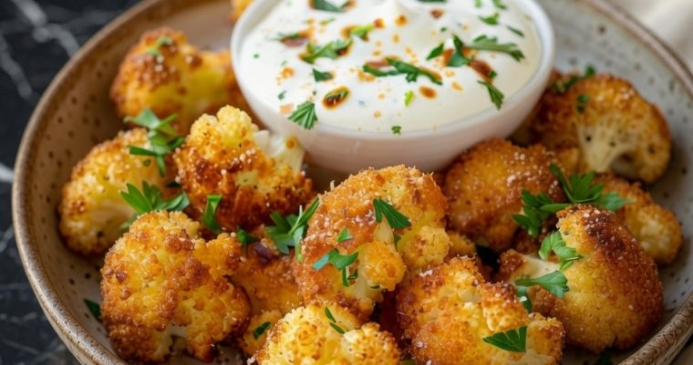 Golden Crispy Cauliflower Bites