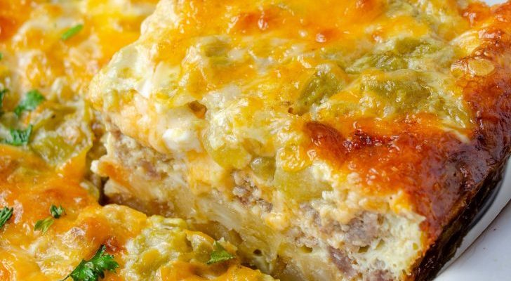 Sausage Hashbrown Breakfast Casserole