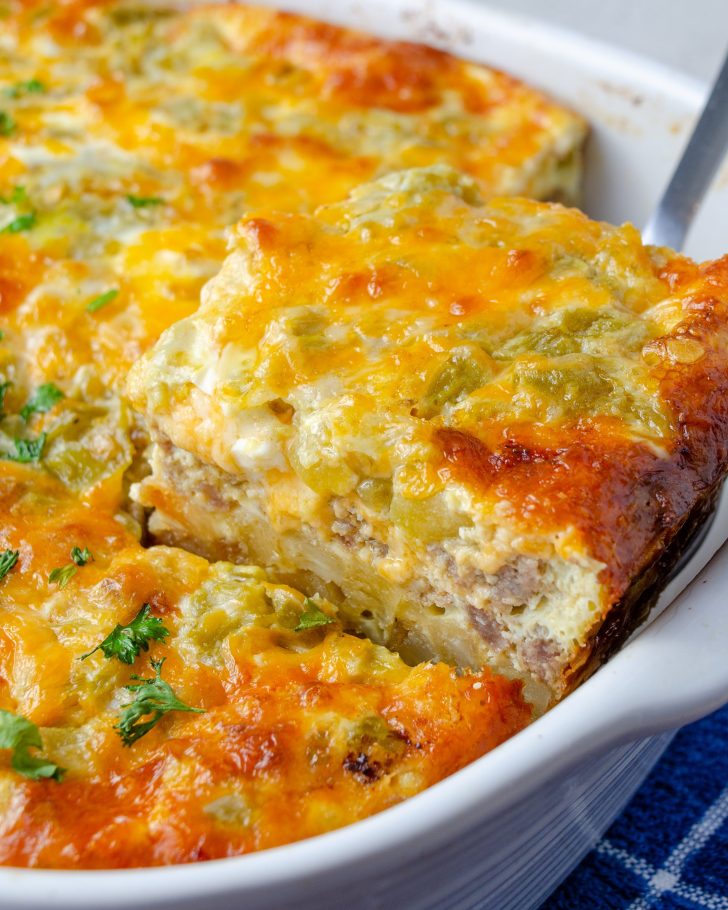 Sausage Hashbrown Breakfast Casserole