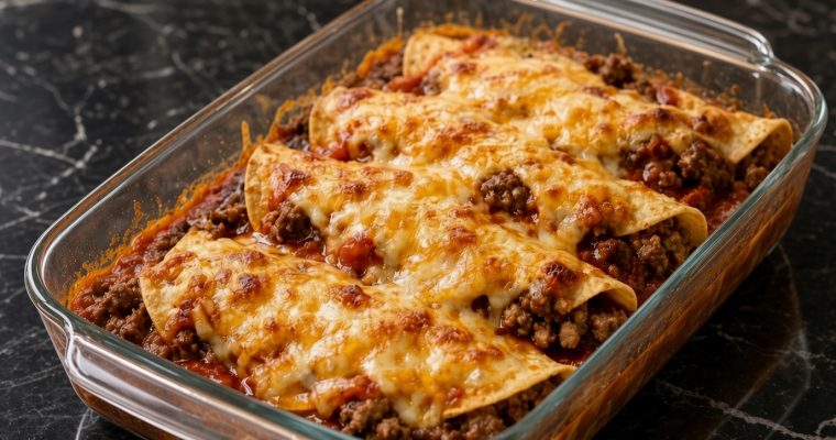 Beef Enchilada Casserole