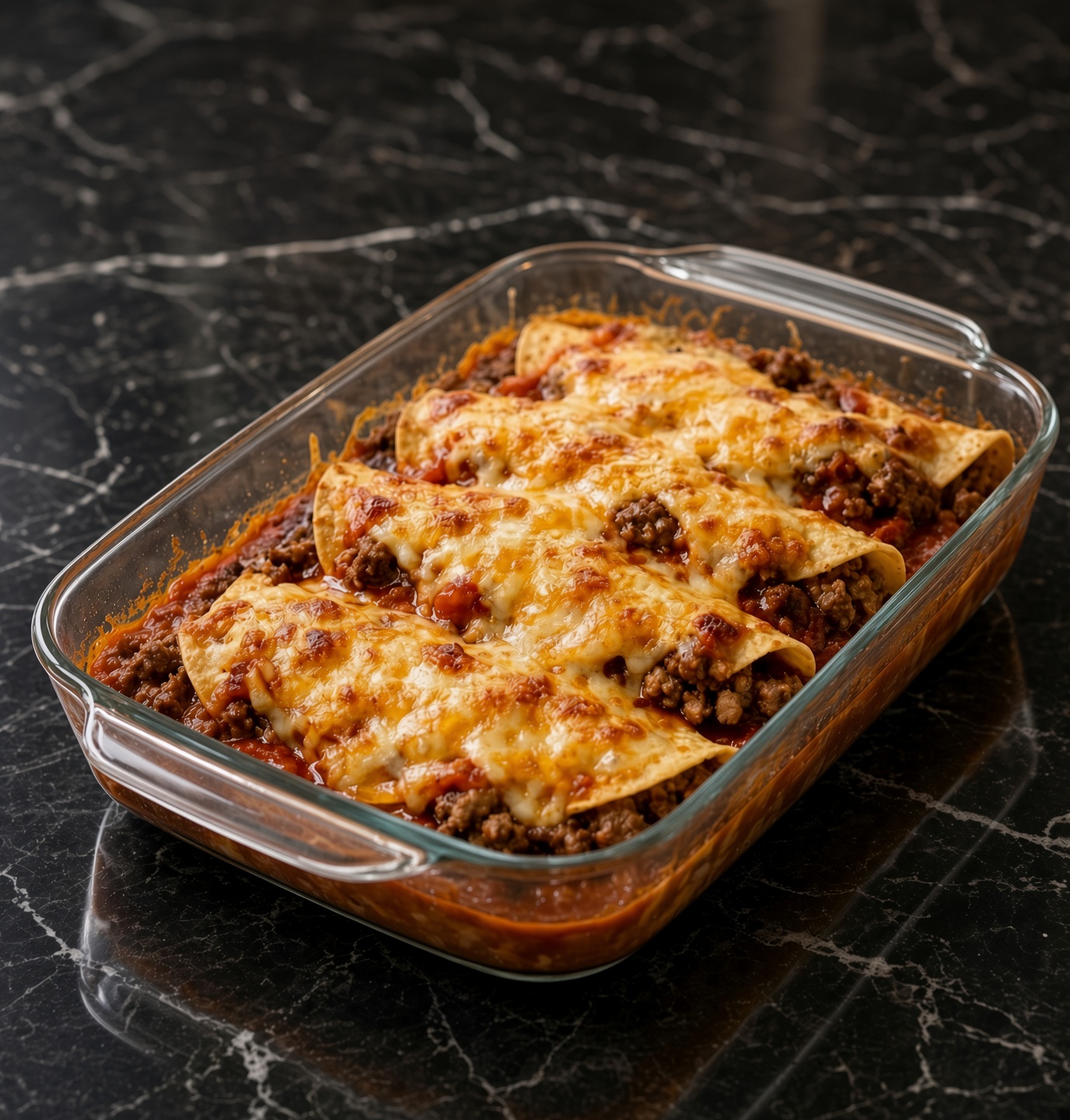 Beef Enchilada Casserole