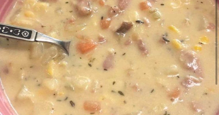 HAM AND POTATO CORN CHOWDER