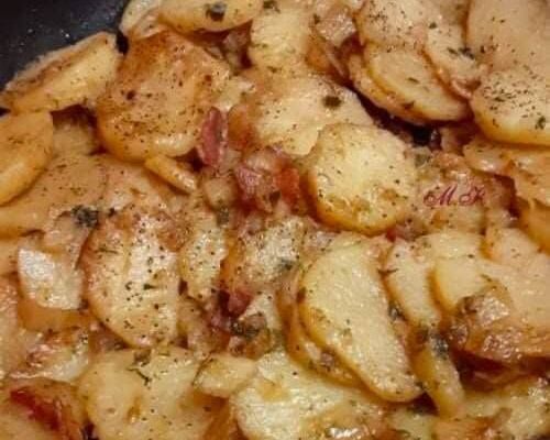 Fried Potatoes and Onions