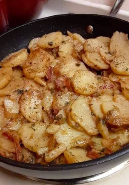 Fried Potatoes and Onions