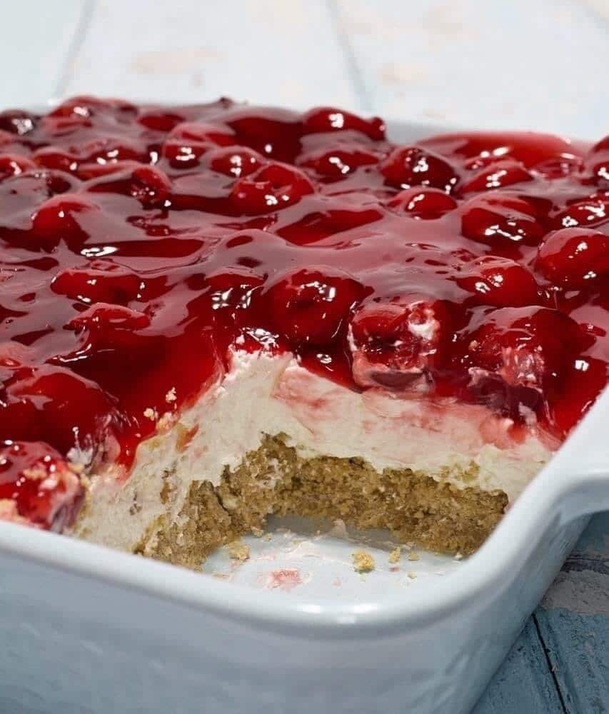 EASY NO-BAKE CHERRY DELIGHT