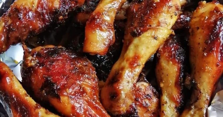 Caramelized Baked Chicken Legs or Wings