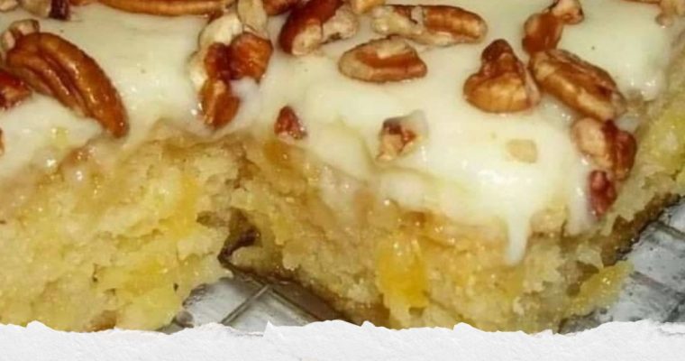 HAWAIIAN PINEAPPLE CAKE