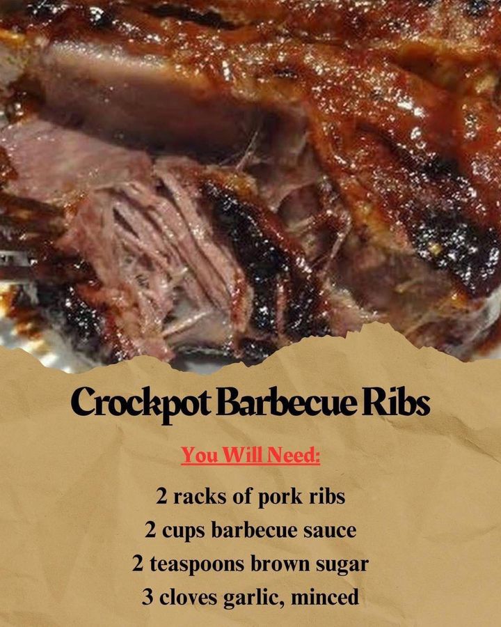 CROCKPOT BARBECUE RIBS