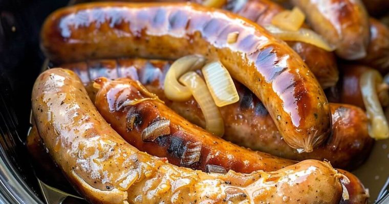 Slow Cooker Hot Tub Beer Brats