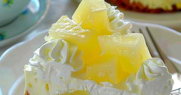 No-Bake Pineapple Cream Dessert