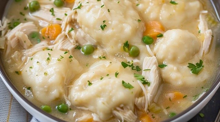 Crockpot Chicken and Dumplings