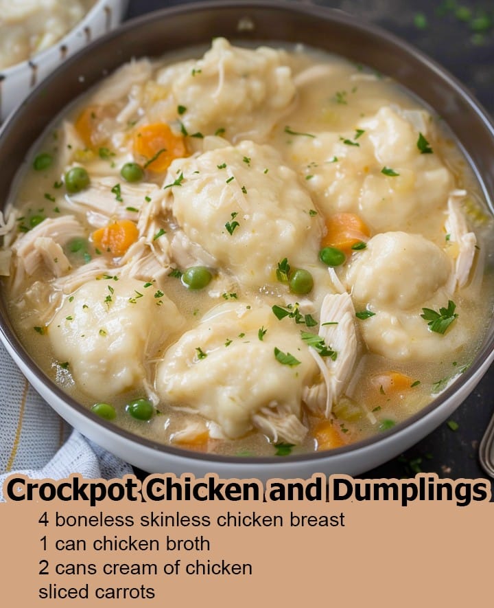 Crockpot Chicken and Dumplings