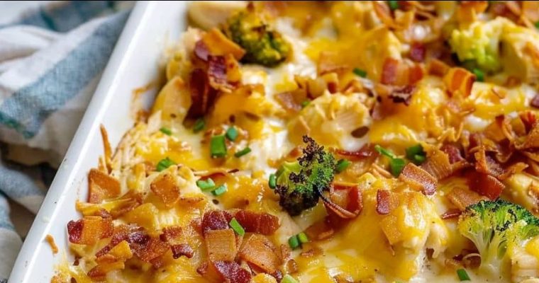 Chicken Bacon Ranch Casserole