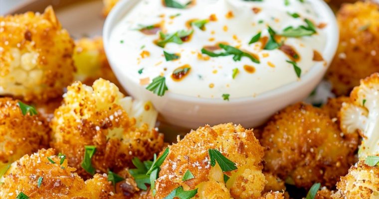 Golden Crispy Cauliflower Bites