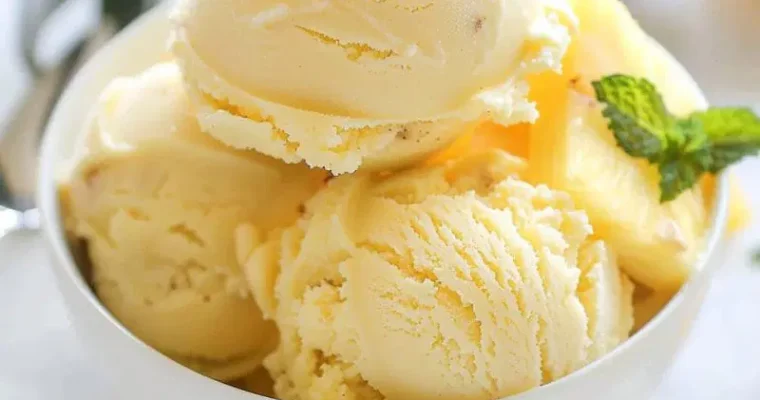 Pineapple Ice Cream