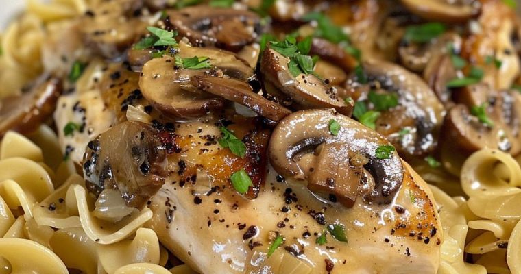 Chicken with Buttered Noodles