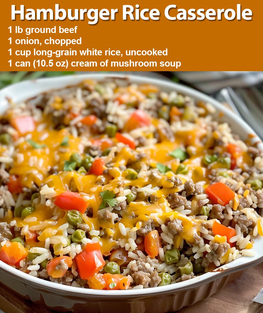 Hamburger Rice Casserole