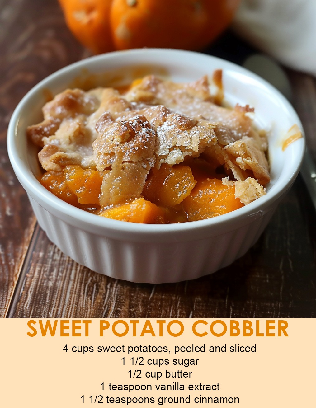 Sweet Potato Cobbler