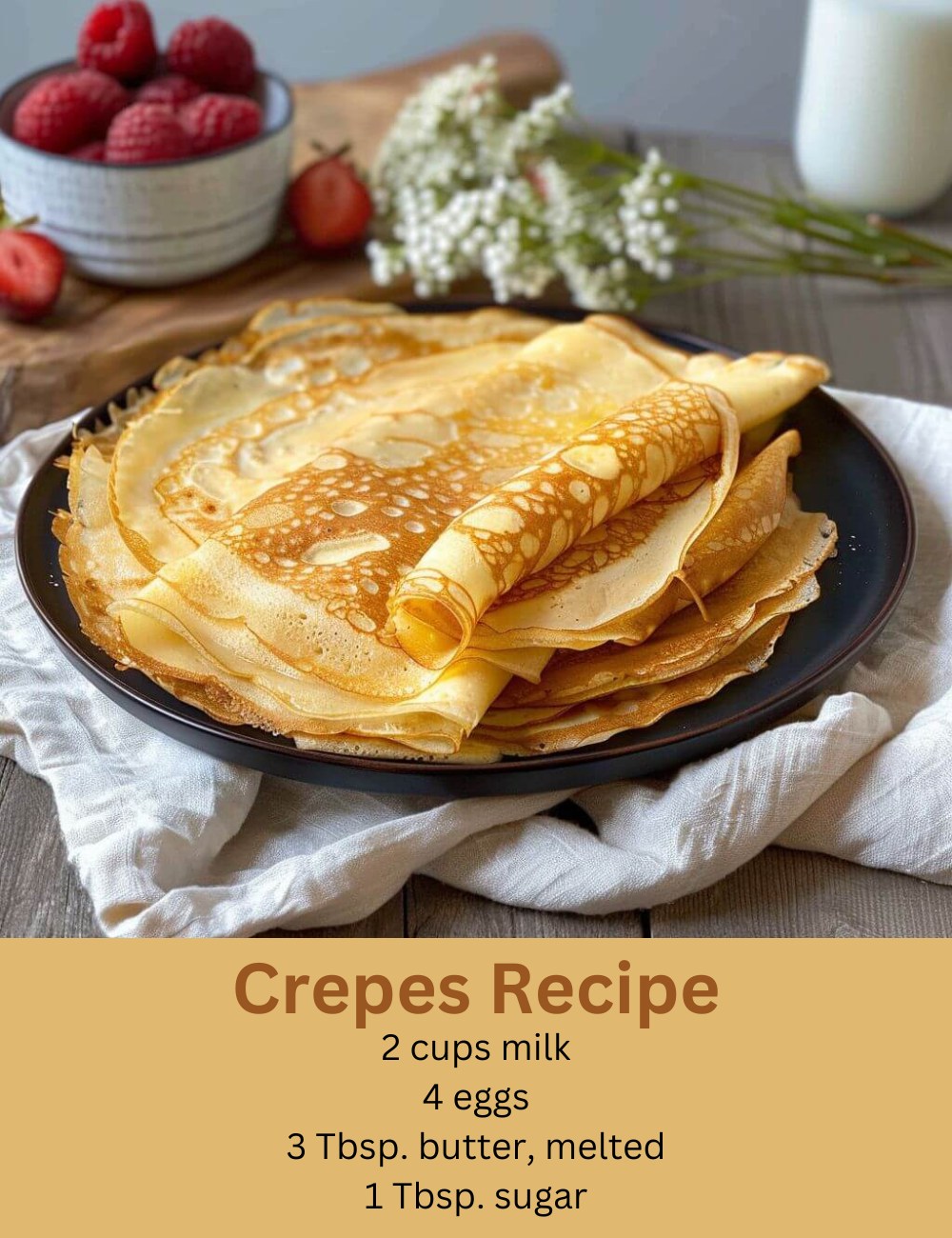 Crepes Recipe