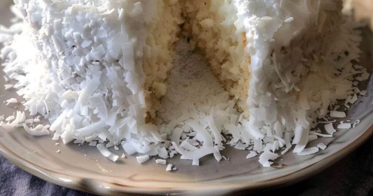 Coconut Cake with Seven Minute