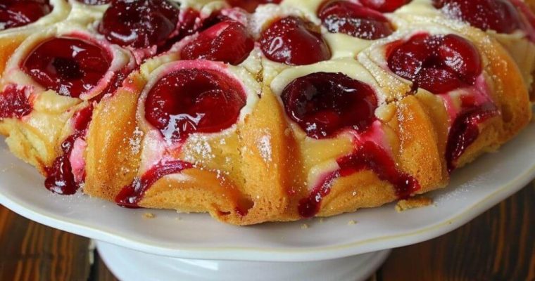 Cherry Cheese Coffee Cake