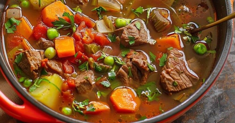 VEGETABLE BEEF SOUP