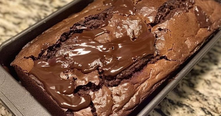 Hot Fudge Brownie Bread