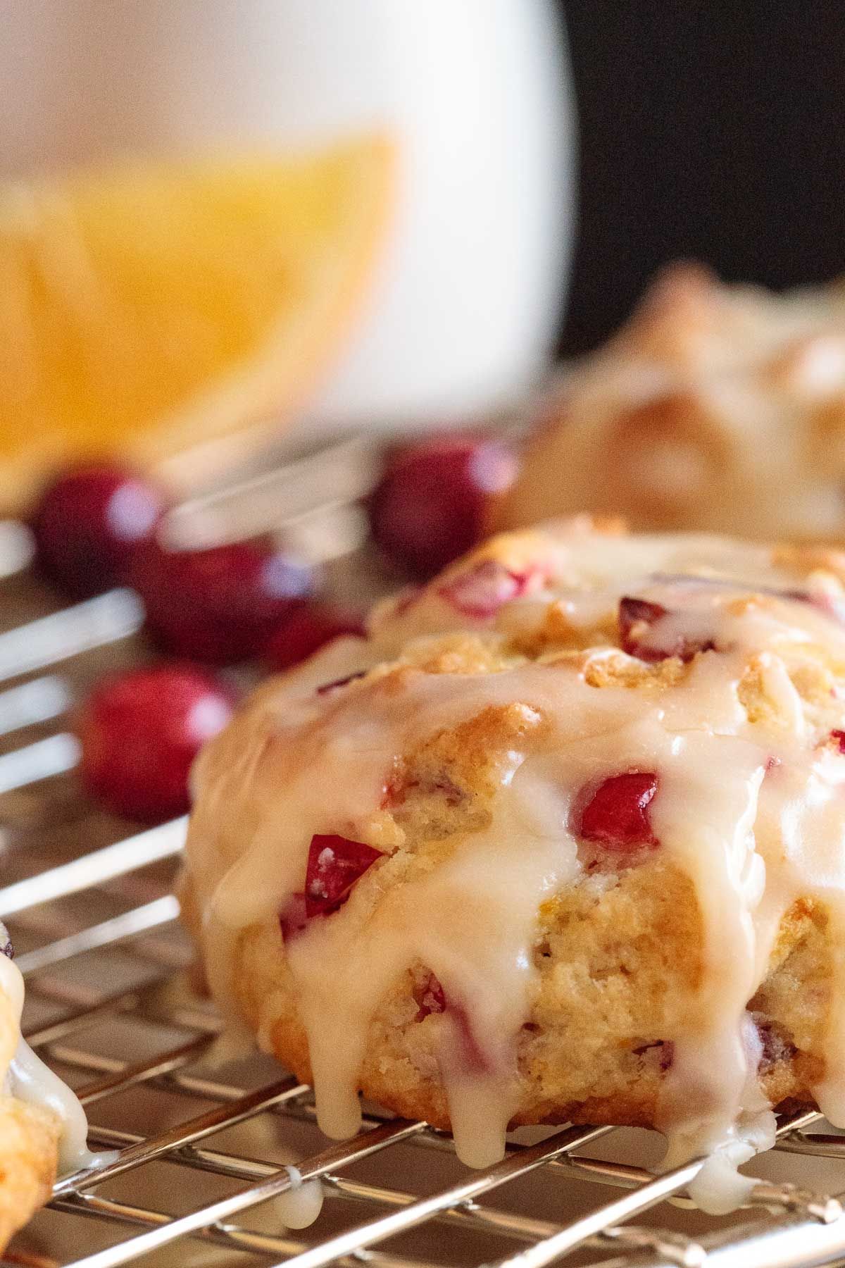 CRANBERRY ORANGE SCONES