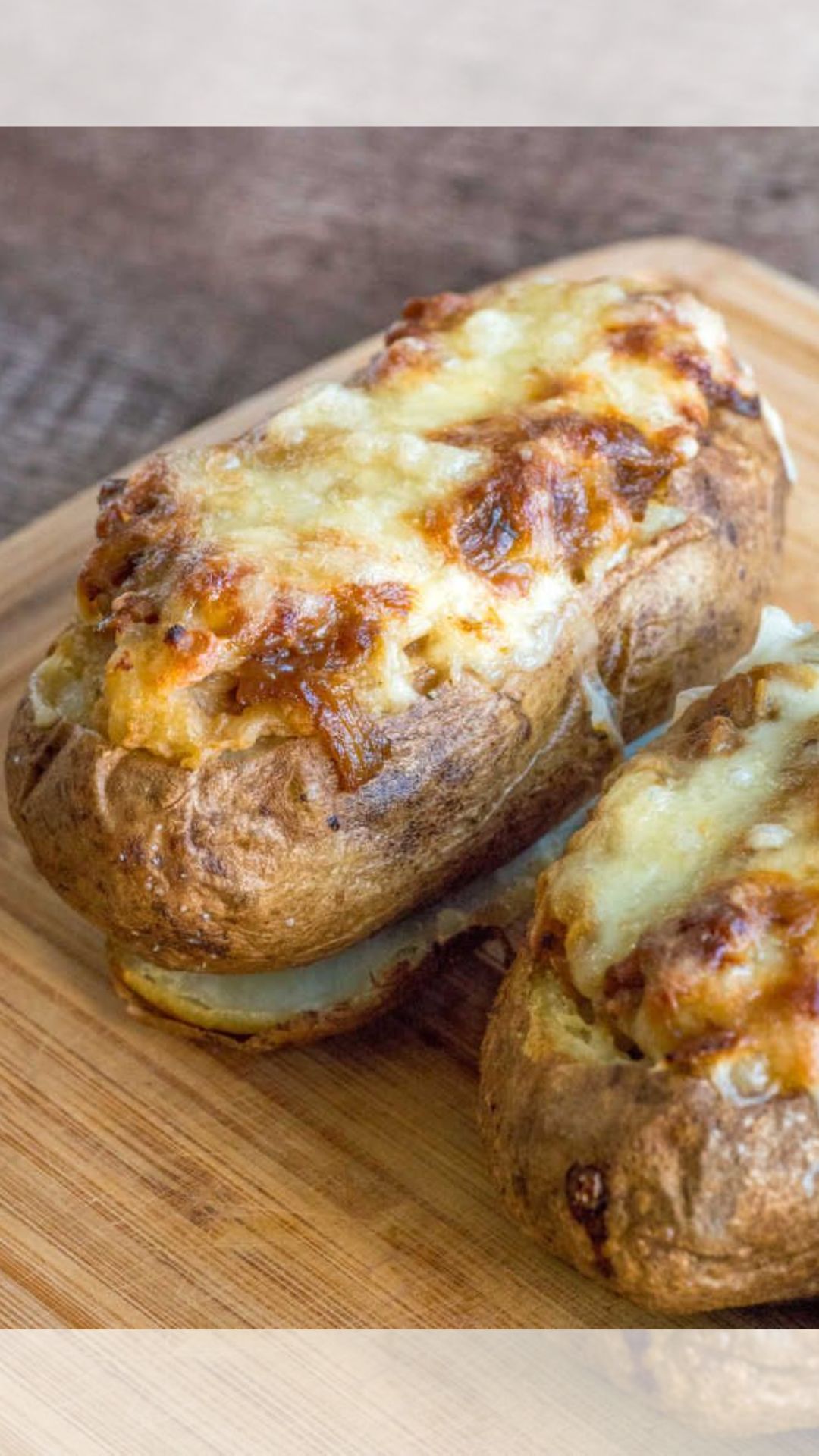 FRENCH ONION STUFFED POTATOES