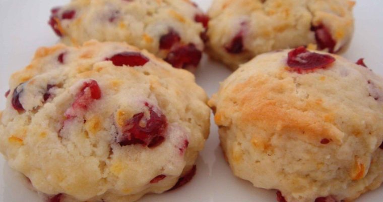 CRANBERRY ORANGE SCONES