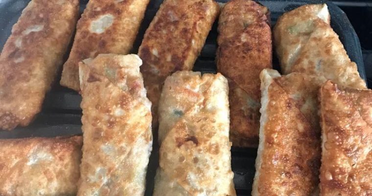 HOMEMADE EGG ROLLS