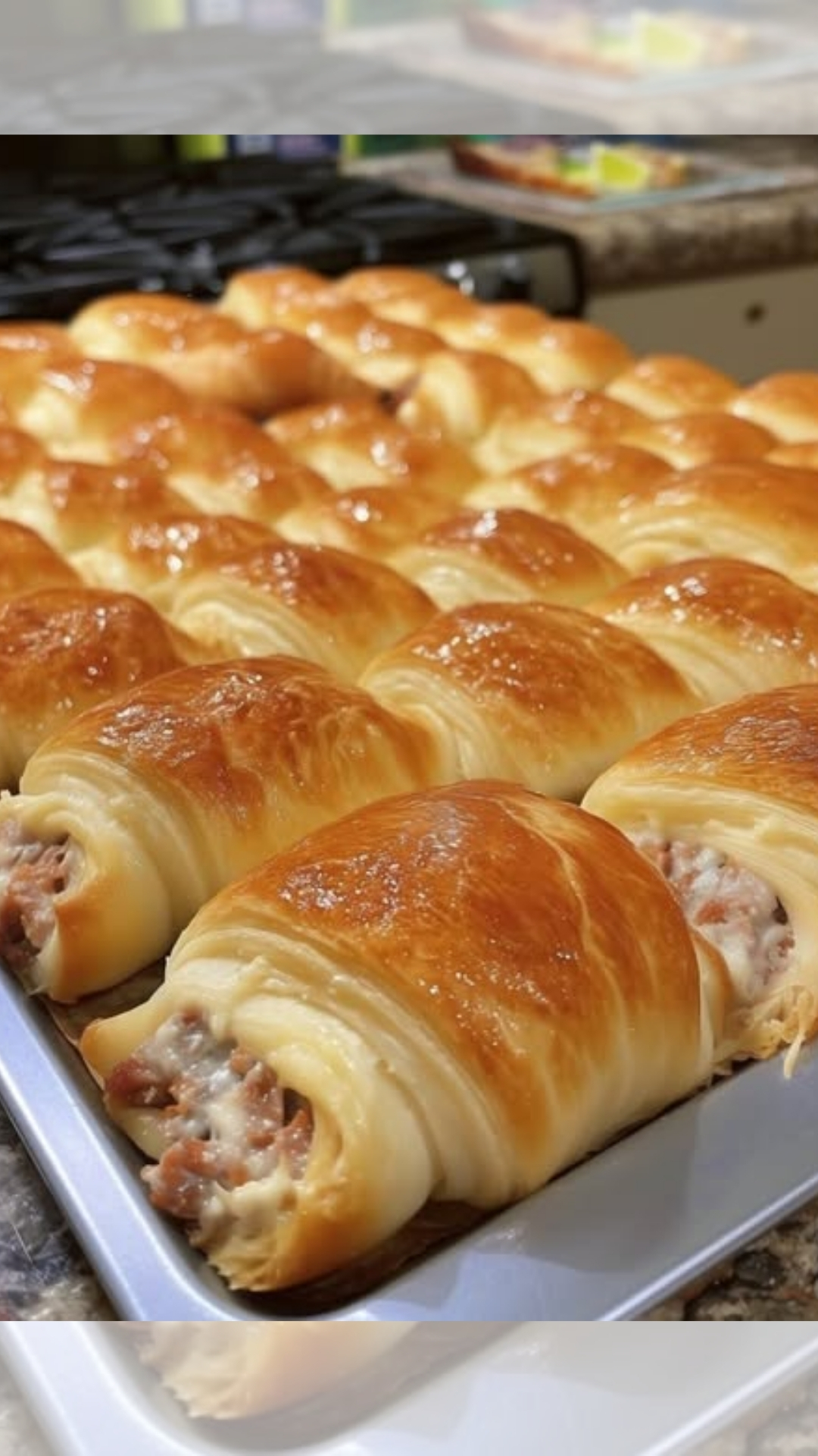 SAUSAGE CREAM CHEESE CRESCENTS