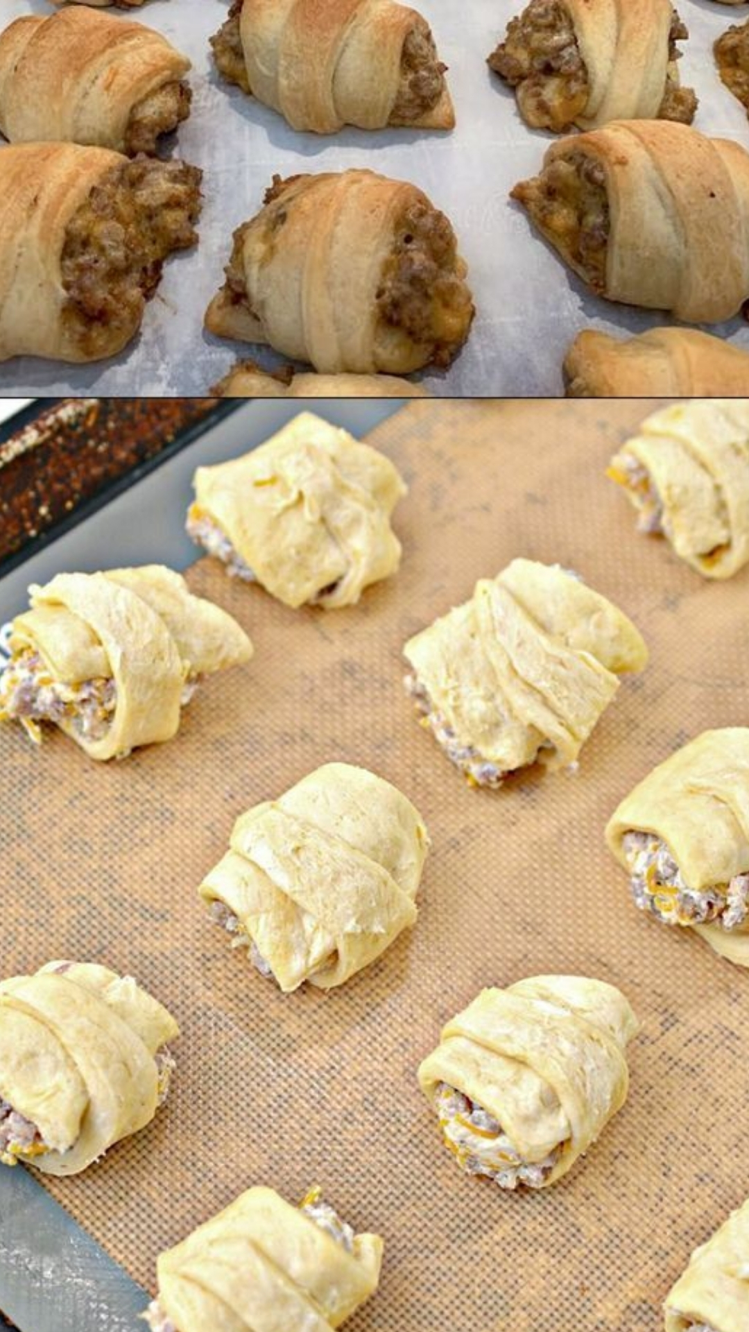 SAUSAGE CREAM CHEESE CRESCENTS