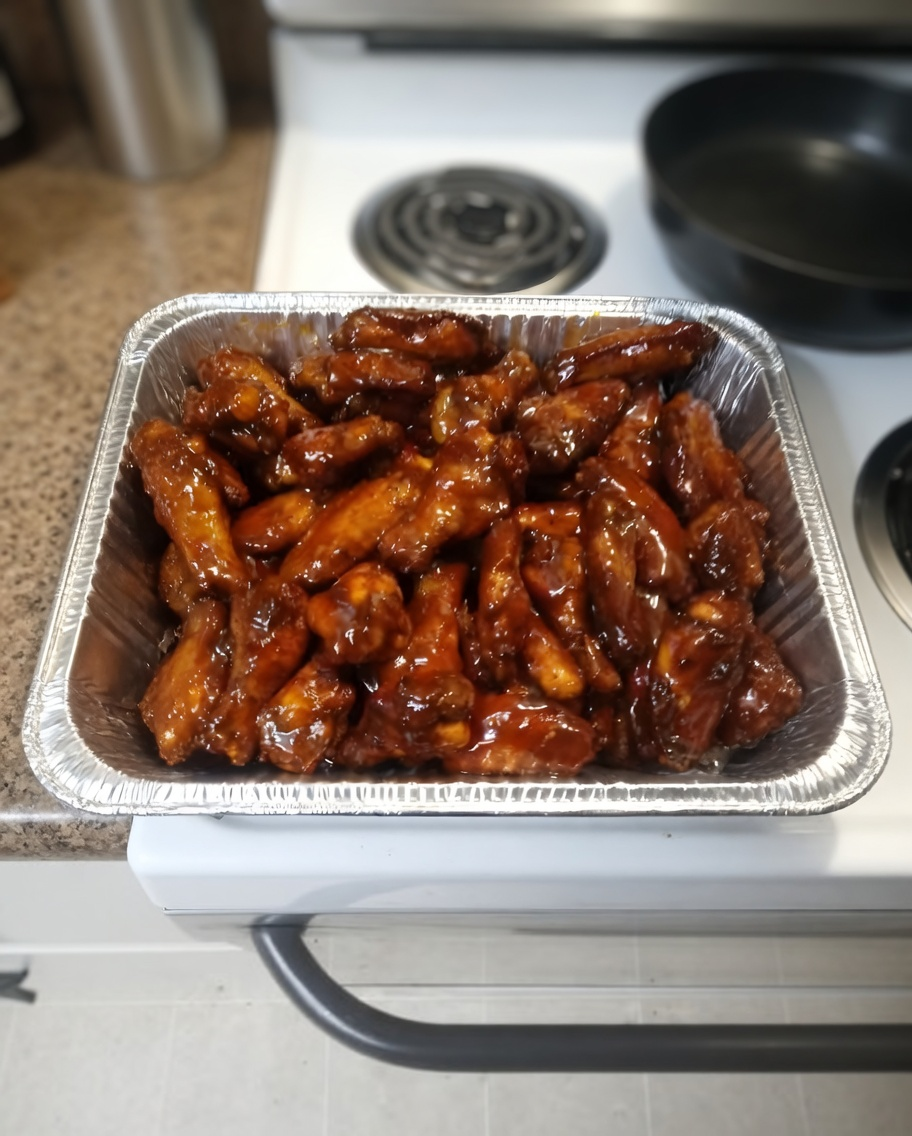 3 INGREDIENT CROCKPOT BBQ WINGS