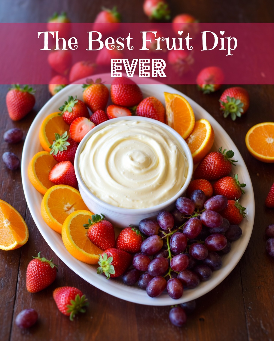 THE BEST FRUIT DIP EVER