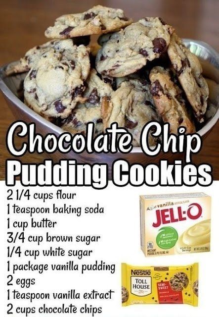 CHOCOLATE CHIP PUDDING COOKIES