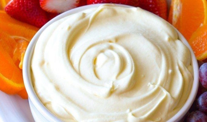 THE BEST FRUIT DIP EVER