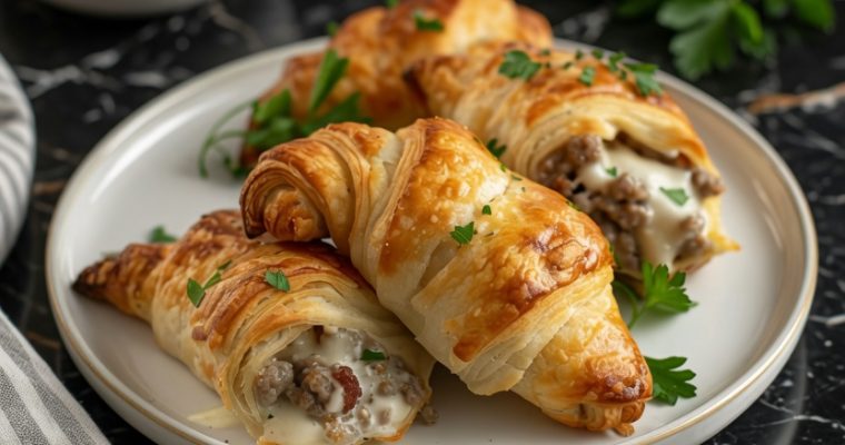 SAUSAGE CREAM CHEESE CRESCENTS