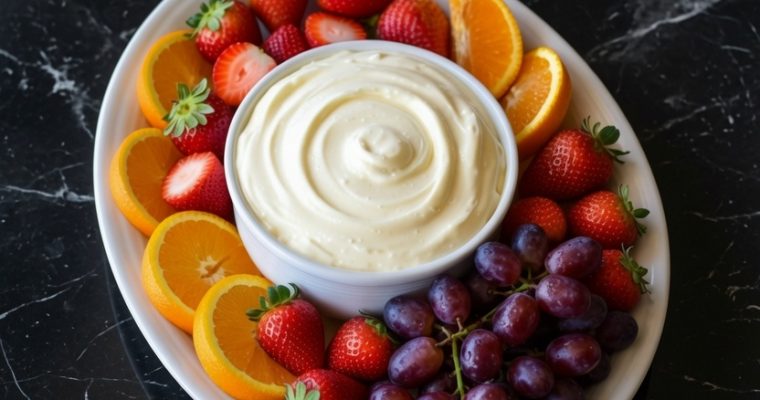 THE BEST FRUIT DIP EVER