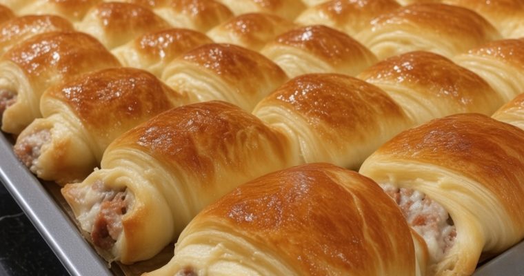 SAUSAGE CREAM CHEESE CRESCENTS