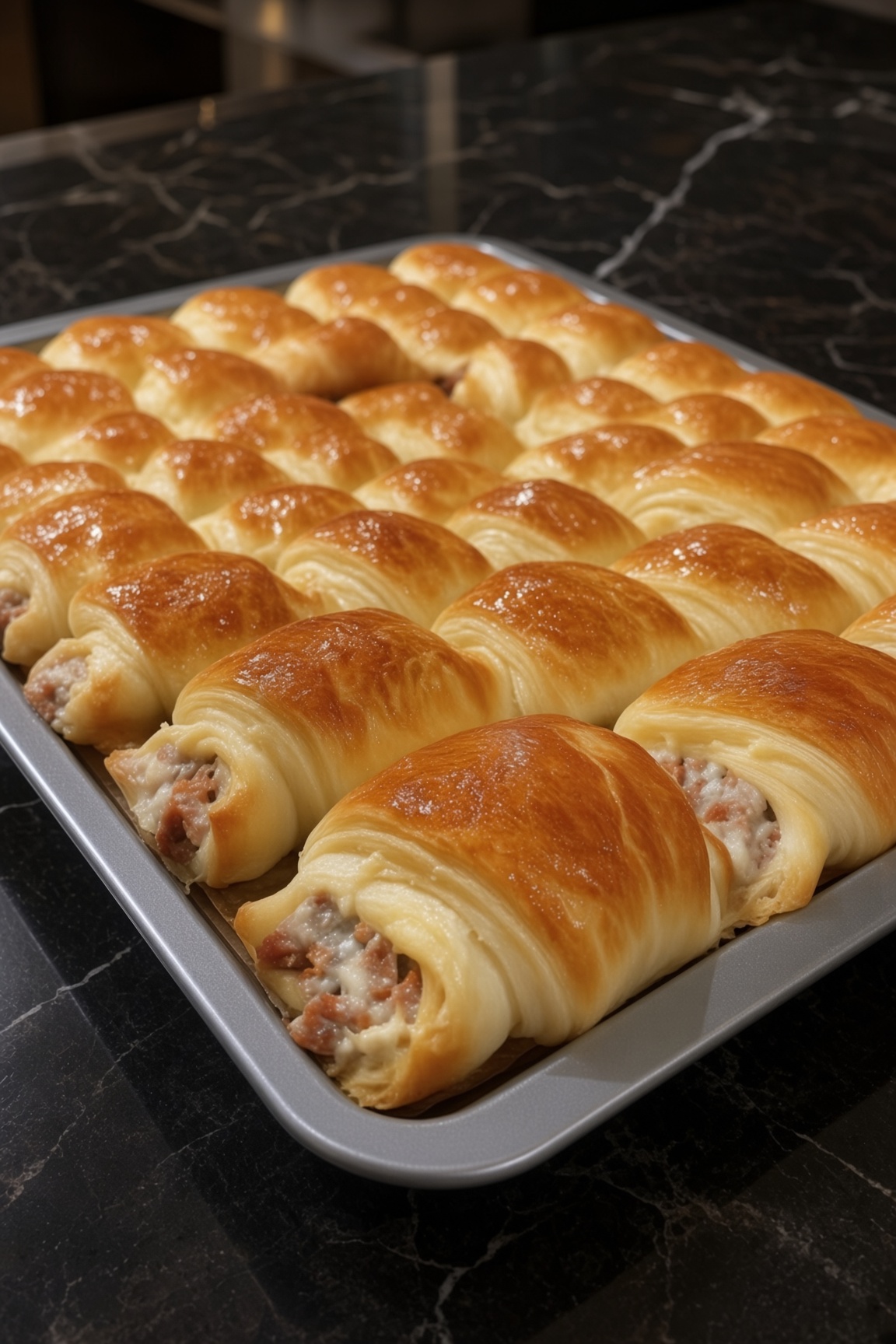 SAUSAGE CREAM CHEESE CRESCENTS