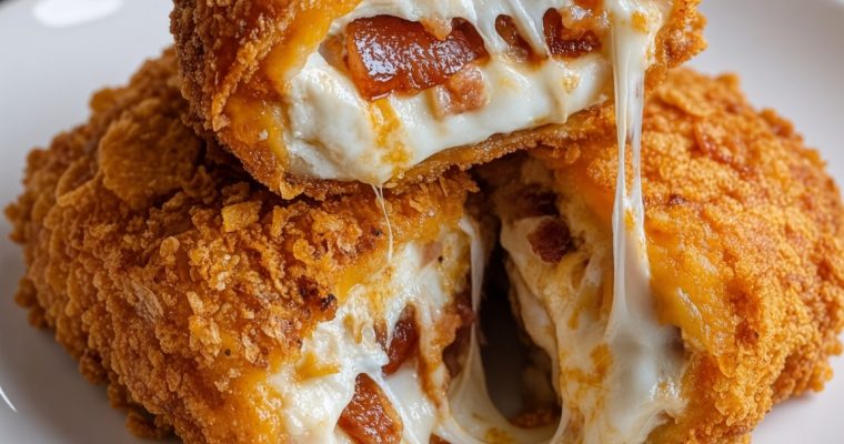 Cream Cheese & Bacon Stuffed Doritos Chicken